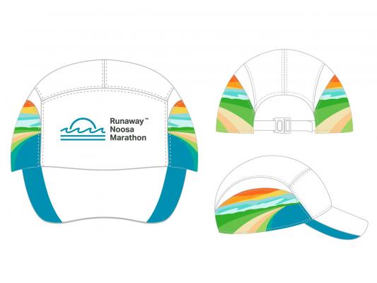 Runaway Noosa Marathon 2024 Official Technical Hat